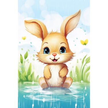 Funny Rabbit Canvas